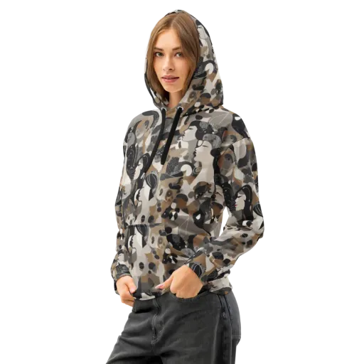 Midnight Atelier on a Cotton Hoodie