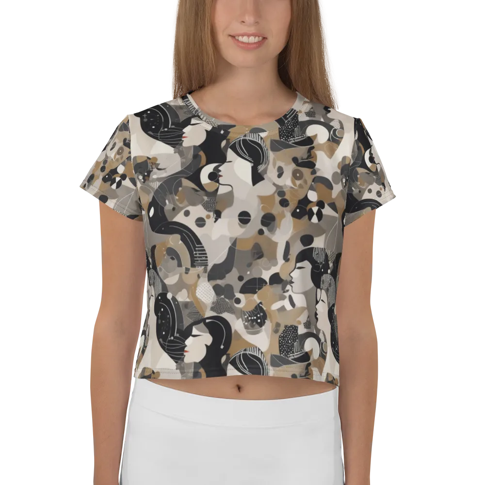 Midnight Atelier on Crop Tee — Front