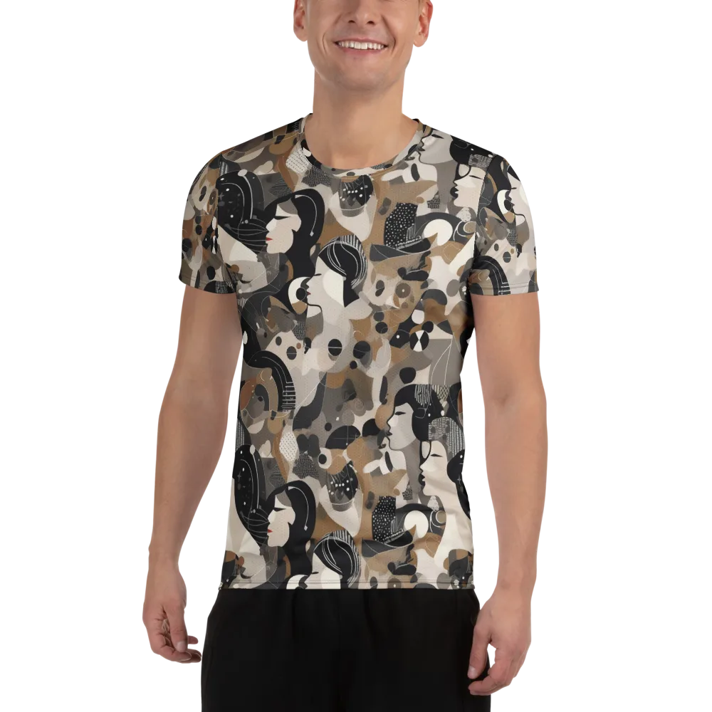 Midnight Atelier on Men's Athletic T-Shirt — Front