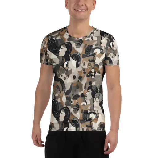 Midnight Atelier on a Men's Athletic T-Shirt
