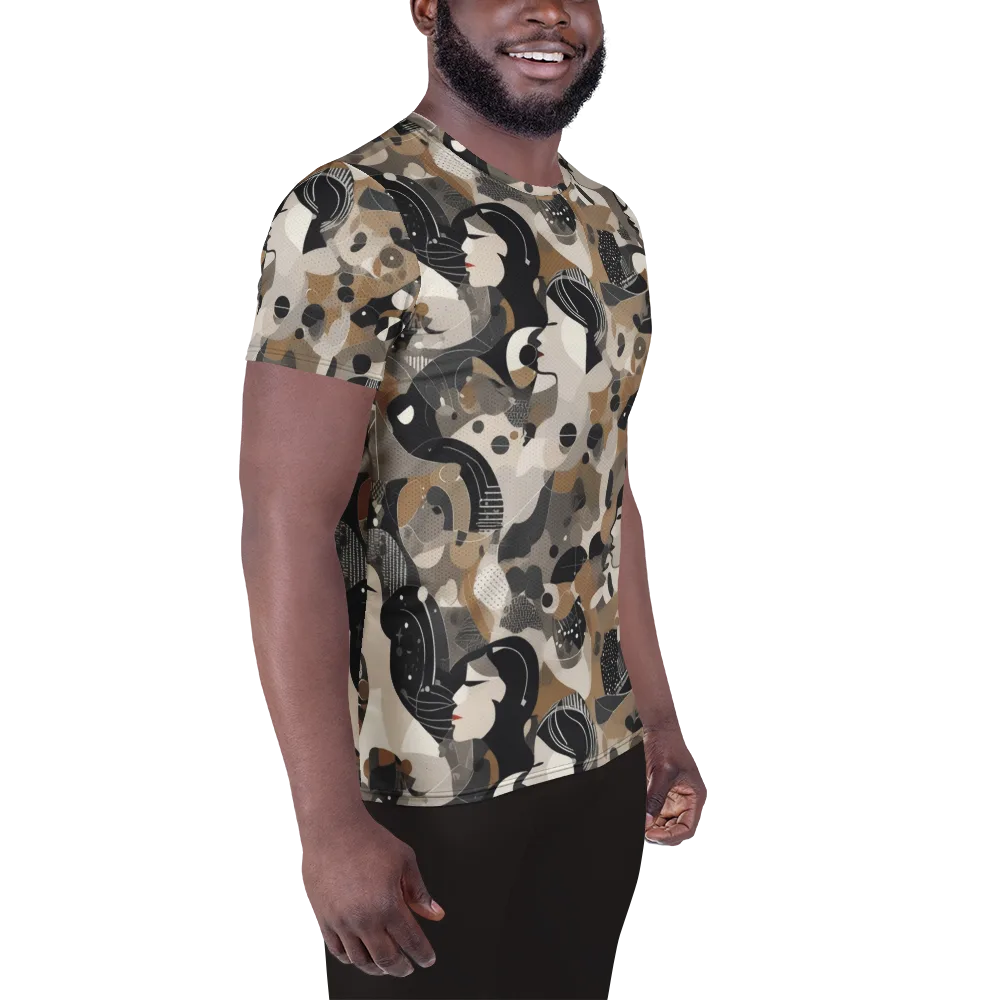 Midnight Atelier on Men's Athletic T-Shirt — Right
