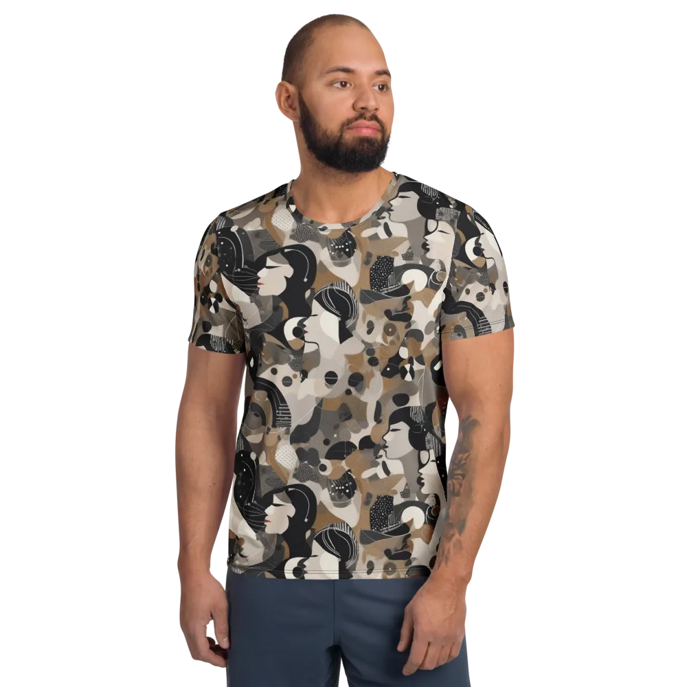 Midnight Atelier on Men's Athletic T-Shirt — Front