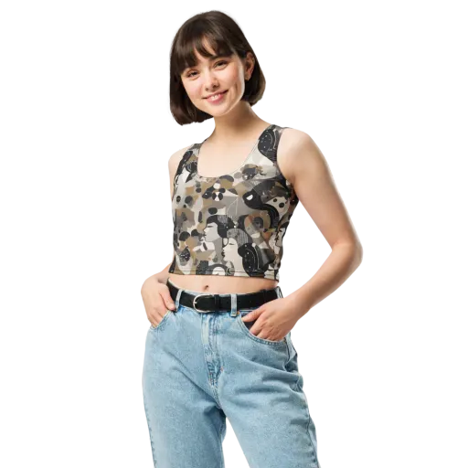 Midnight Atelier on a Crop Top