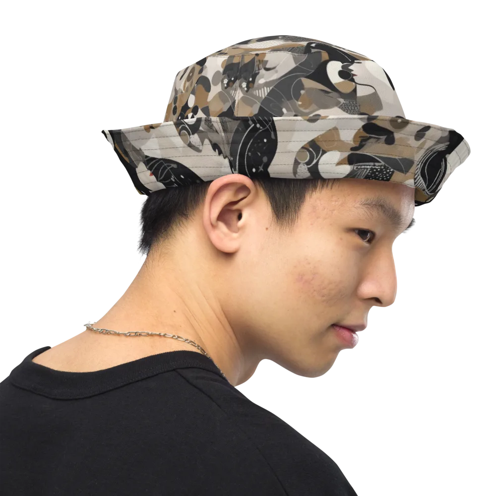 Midnight Atelier on Reversible Bucket Hat — Right Outside