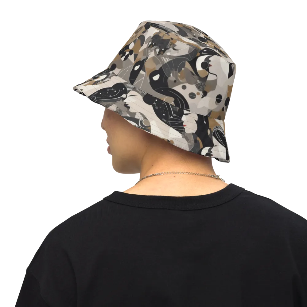 Midnight Atelier on Reversible Bucket Hat — Back Inside