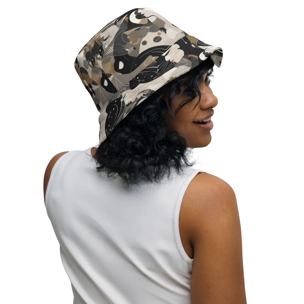 Midnight Atelier on Reversible Bucket Hat — Right Outside