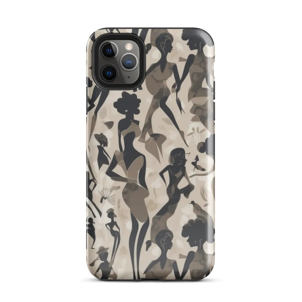Café Silhouette on Tough Case for iPhone® — Front