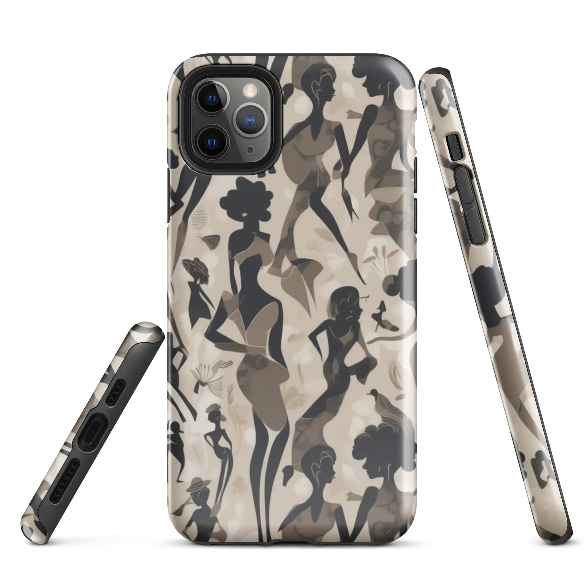 Café Silhouette on Tough Case for iPhone® — Front