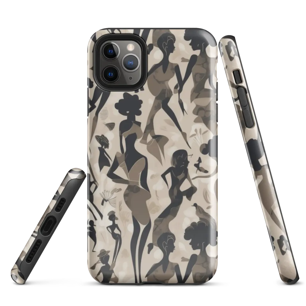 Café Silhouette on Tough Case for iPhone® — Front