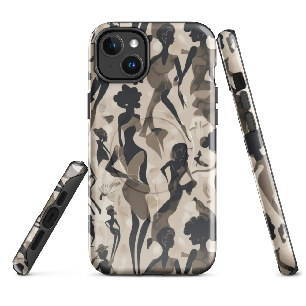 Café Silhouette on MagSafe Tough Case for iPhone® — Front