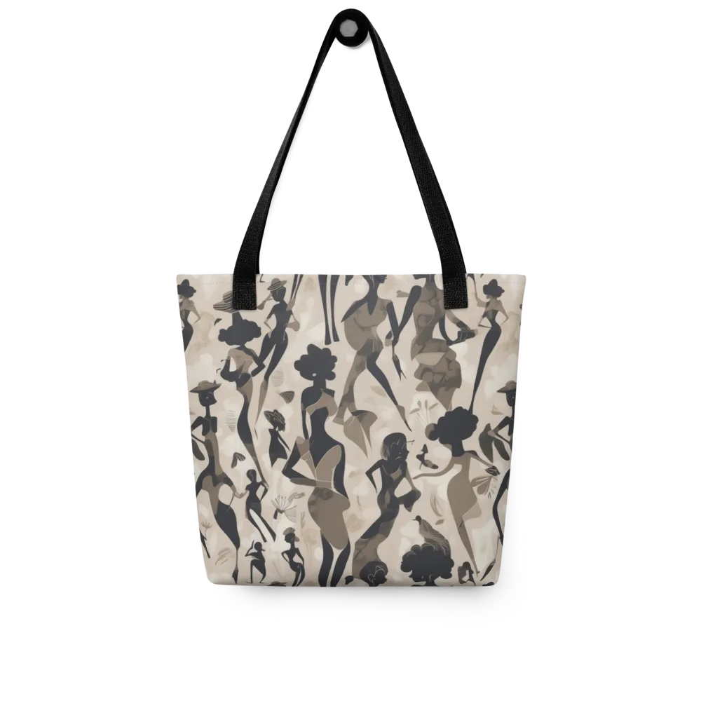 Café Silhouette on Tote Bag — Front
