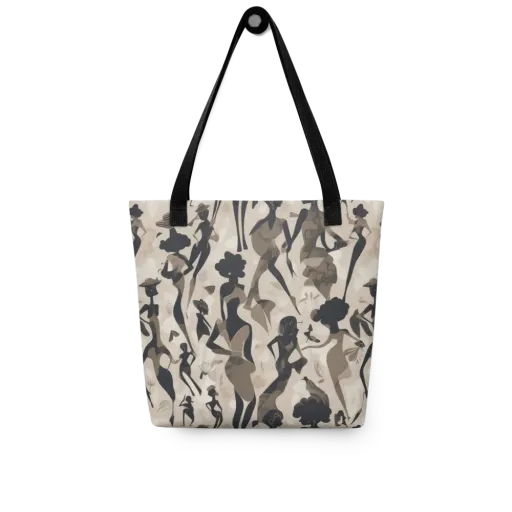 Café Silhouette on a Tote Bag