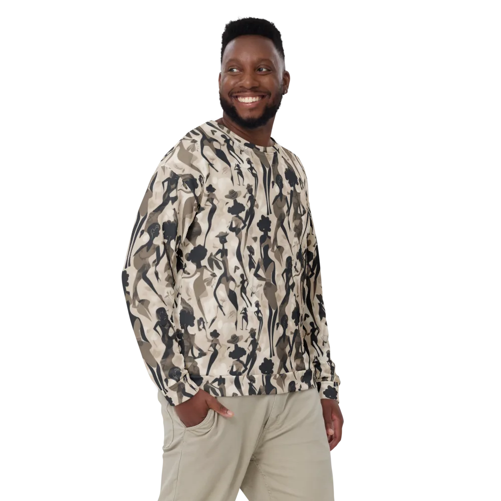 Café Silhouette on Sweatshirt — Front