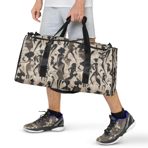 Café Silhouette on a Duffle Bag
