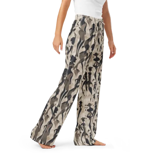 Café Silhouette on a Women's Pajama Pants