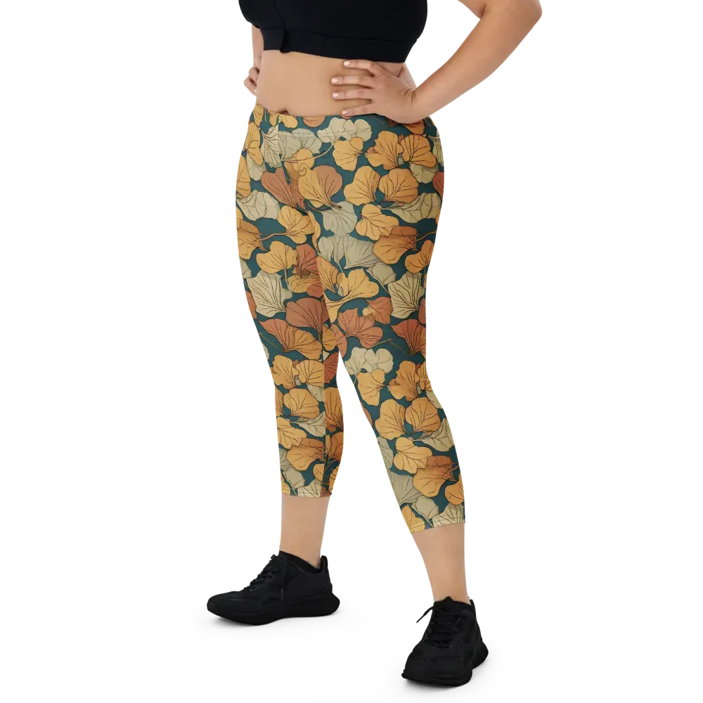 Gilded Canopy on Capri Leggings — Front