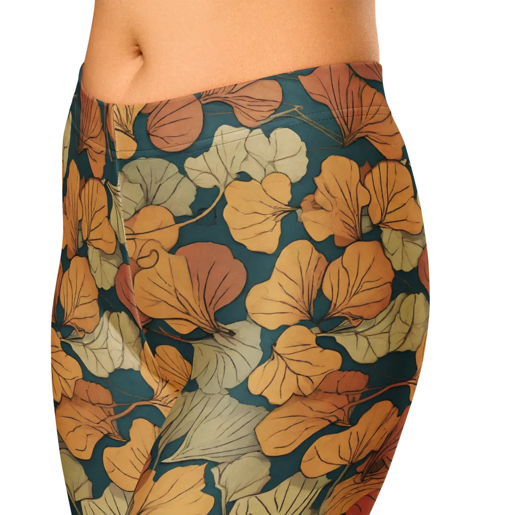 Gilded Canopy on Capri Leggings — Zoomed-in