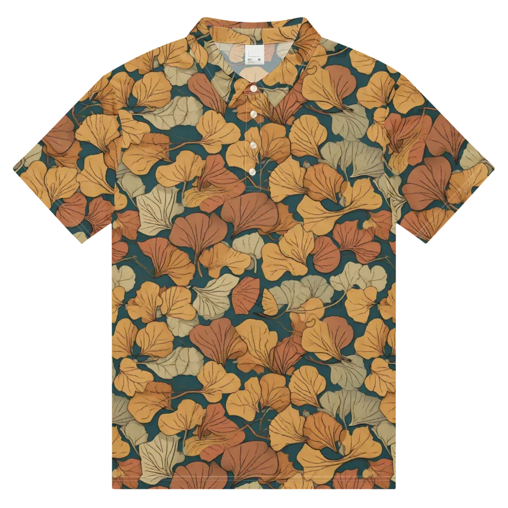 Gilded Canopy on Men's Slim Fit Polo Shirt — Front