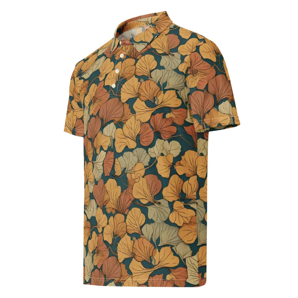 Gilded Canopy on Men's Slim Fit Polo Shirt — Left Front