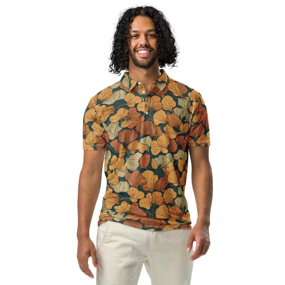 Gilded Canopy on Men's Slim Fit Polo Shirt — Front