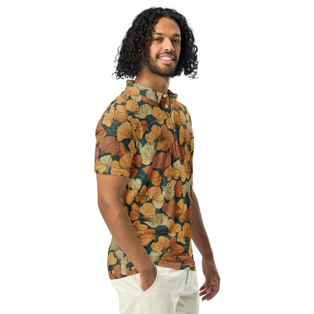 Gilded Canopy on Men's Slim Fit Polo Shirt — Right Front