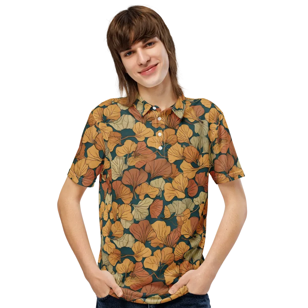 Gilded Canopy on Men's Slim Fit Polo Shirt — Front