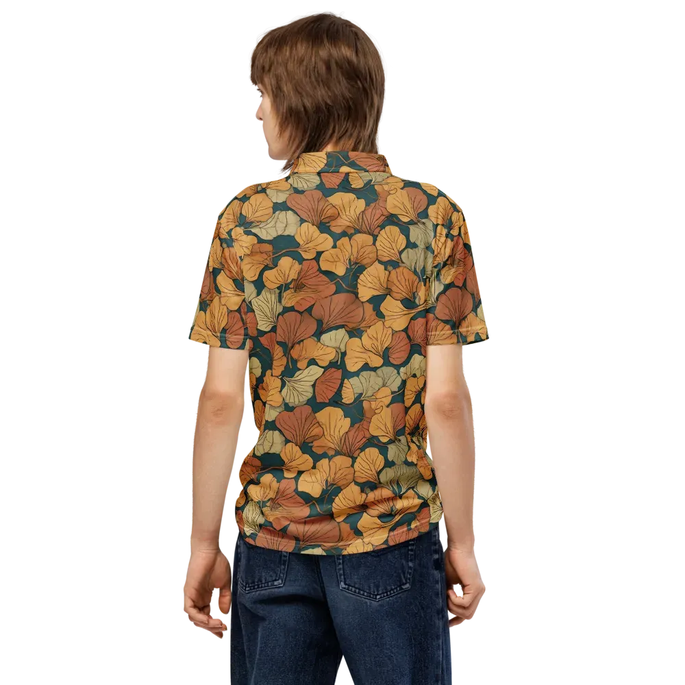 Gilded Canopy on Men's Slim Fit Polo Shirt — Back