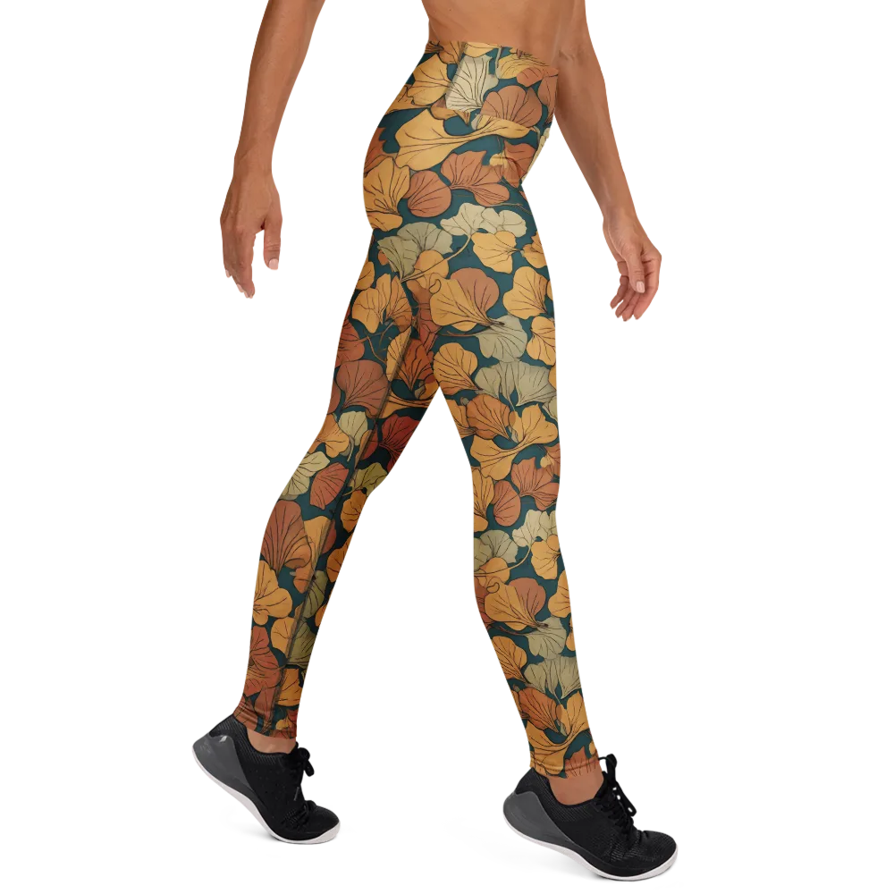 Gilded Canopy on Yoga Leggings — Right