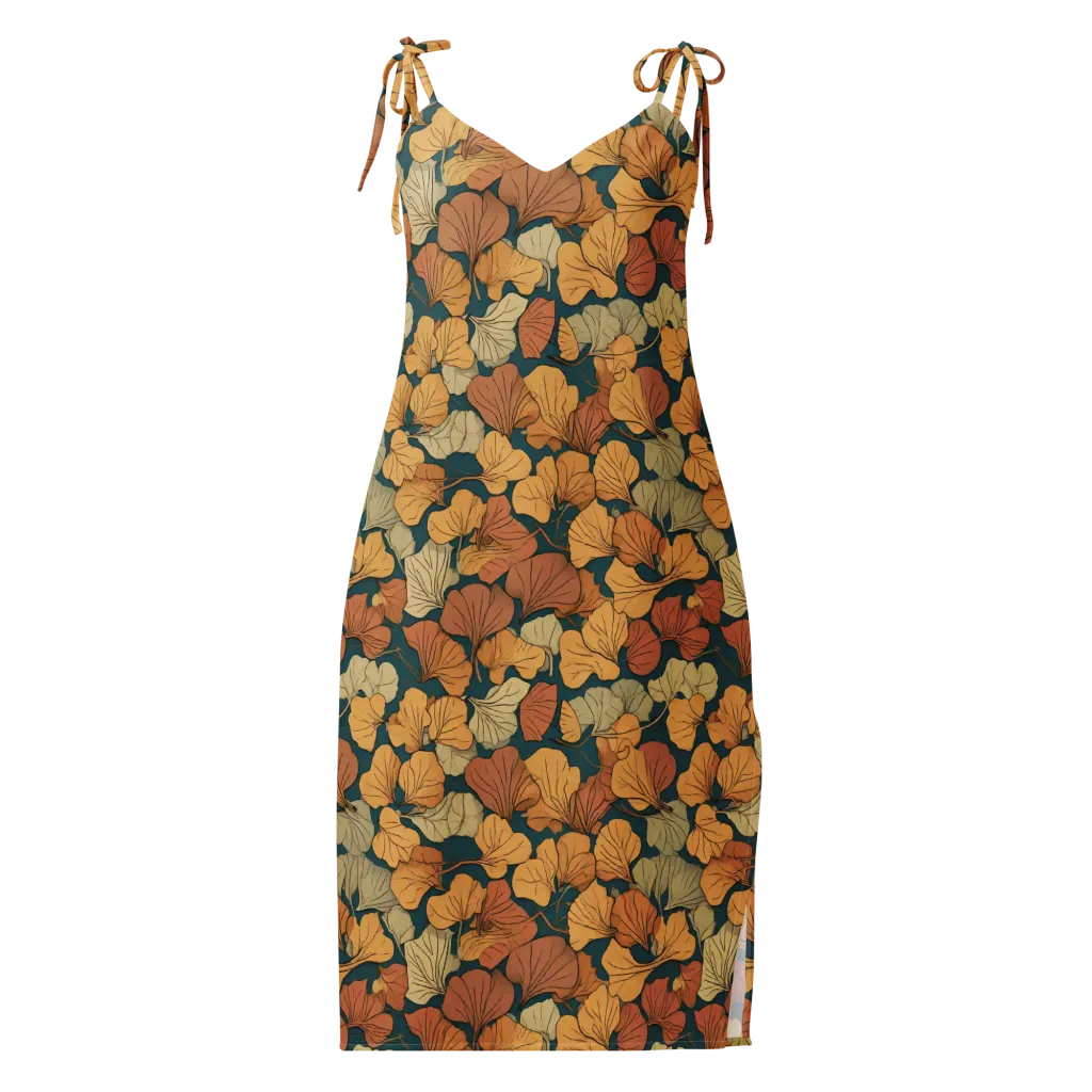 Gilded Canopy on Slip Dress — Front