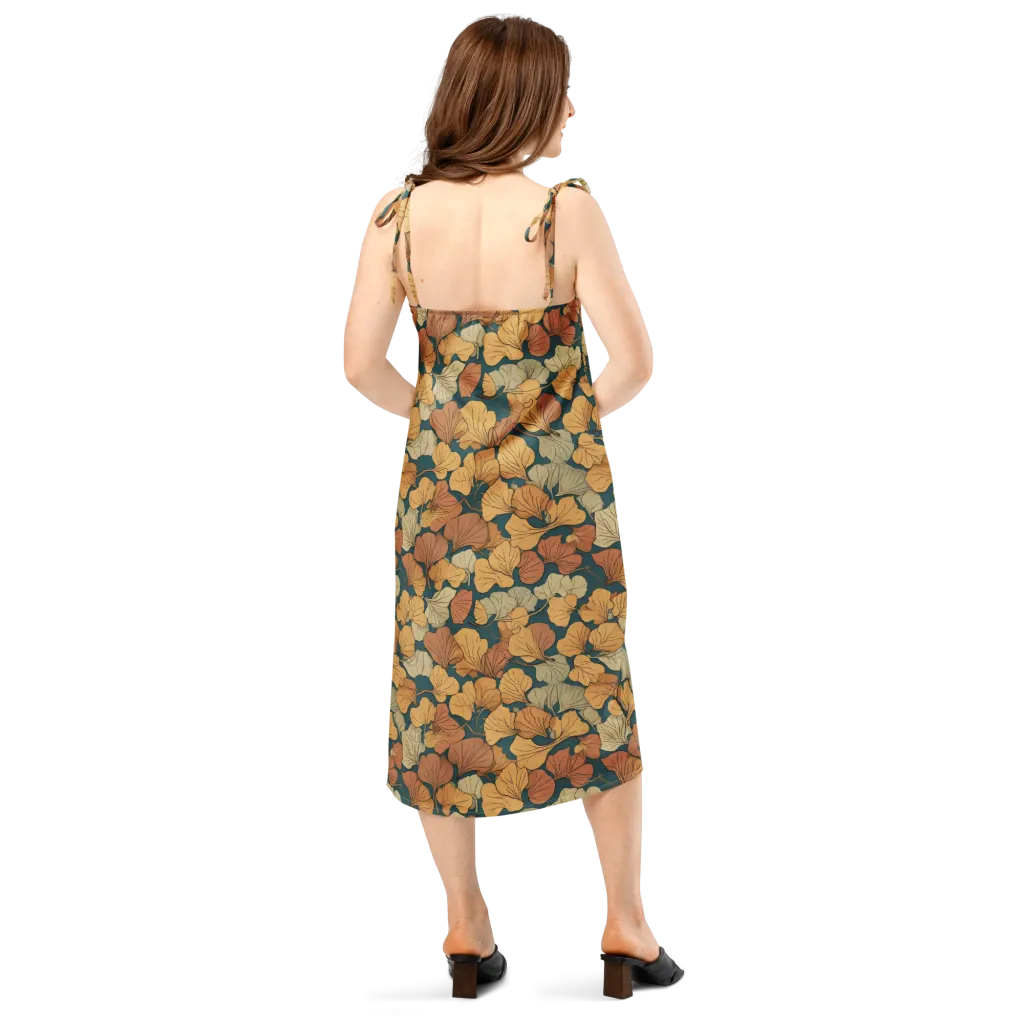 Gilded Canopy on Slip Dress — Back