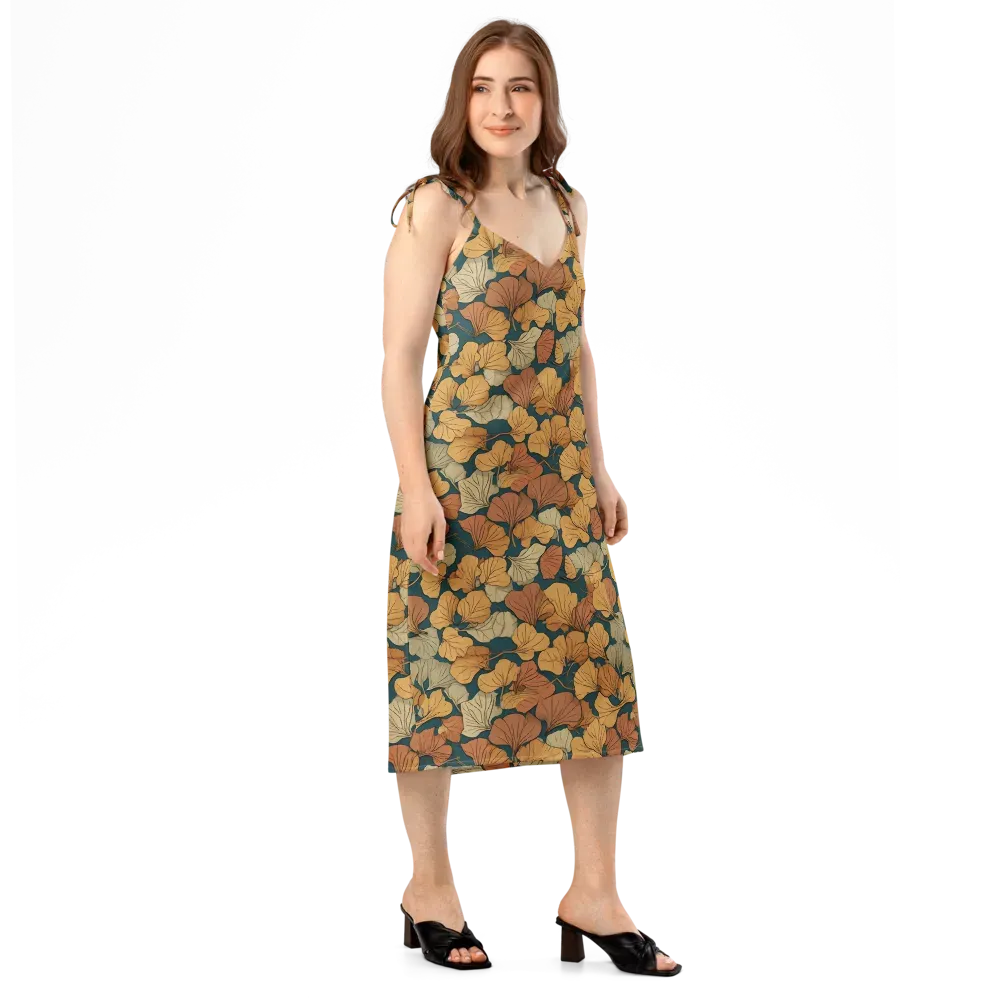 Gilded Canopy on Slip Dress — Right Front