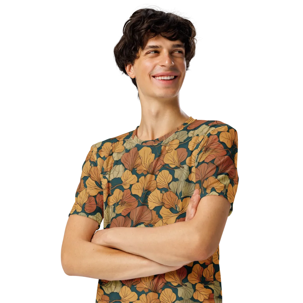 Gilded Canopy on Men's Crew Neck T-Shirt — Left Front