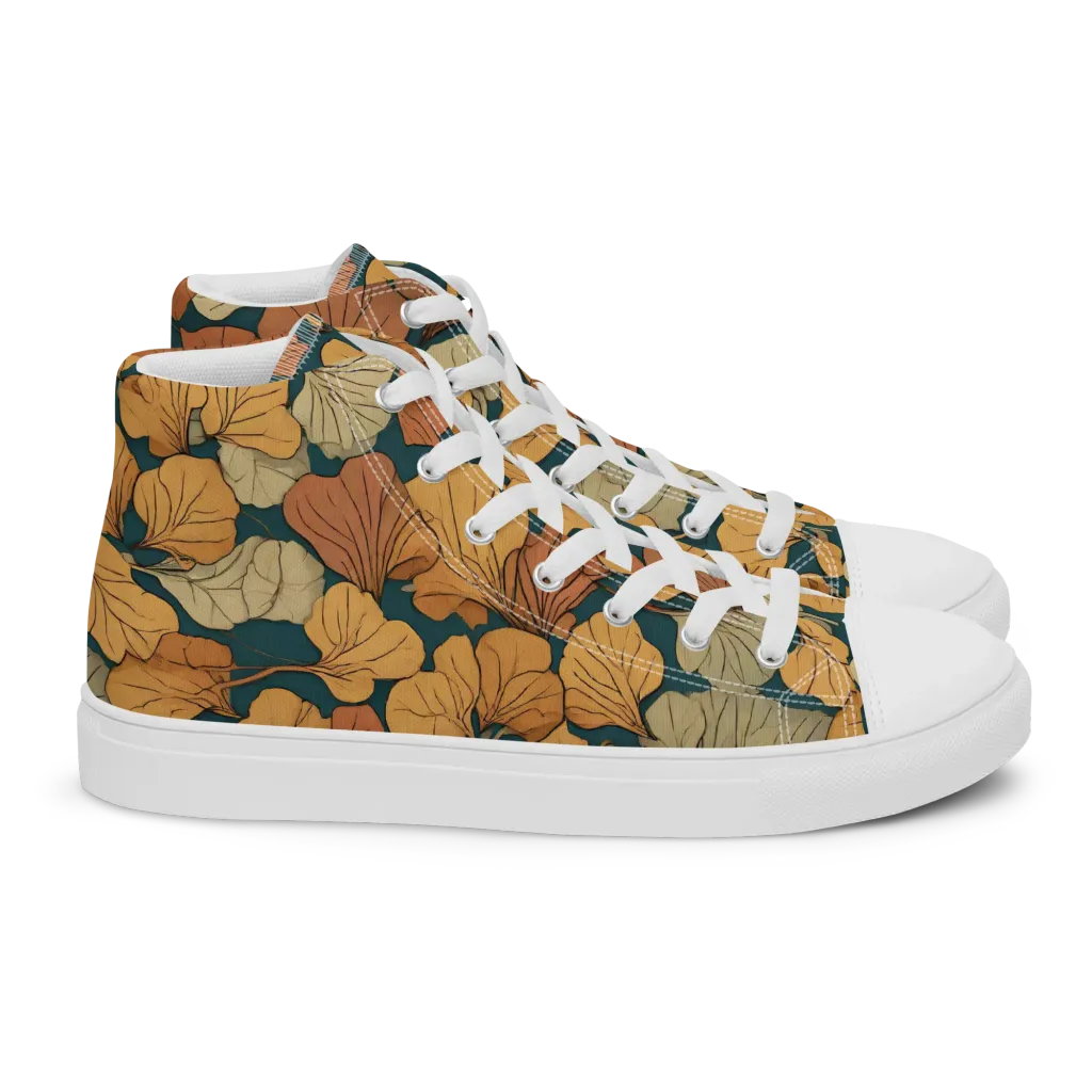 Gilded Canopy on Women's High Top Canvas Shoes — Right