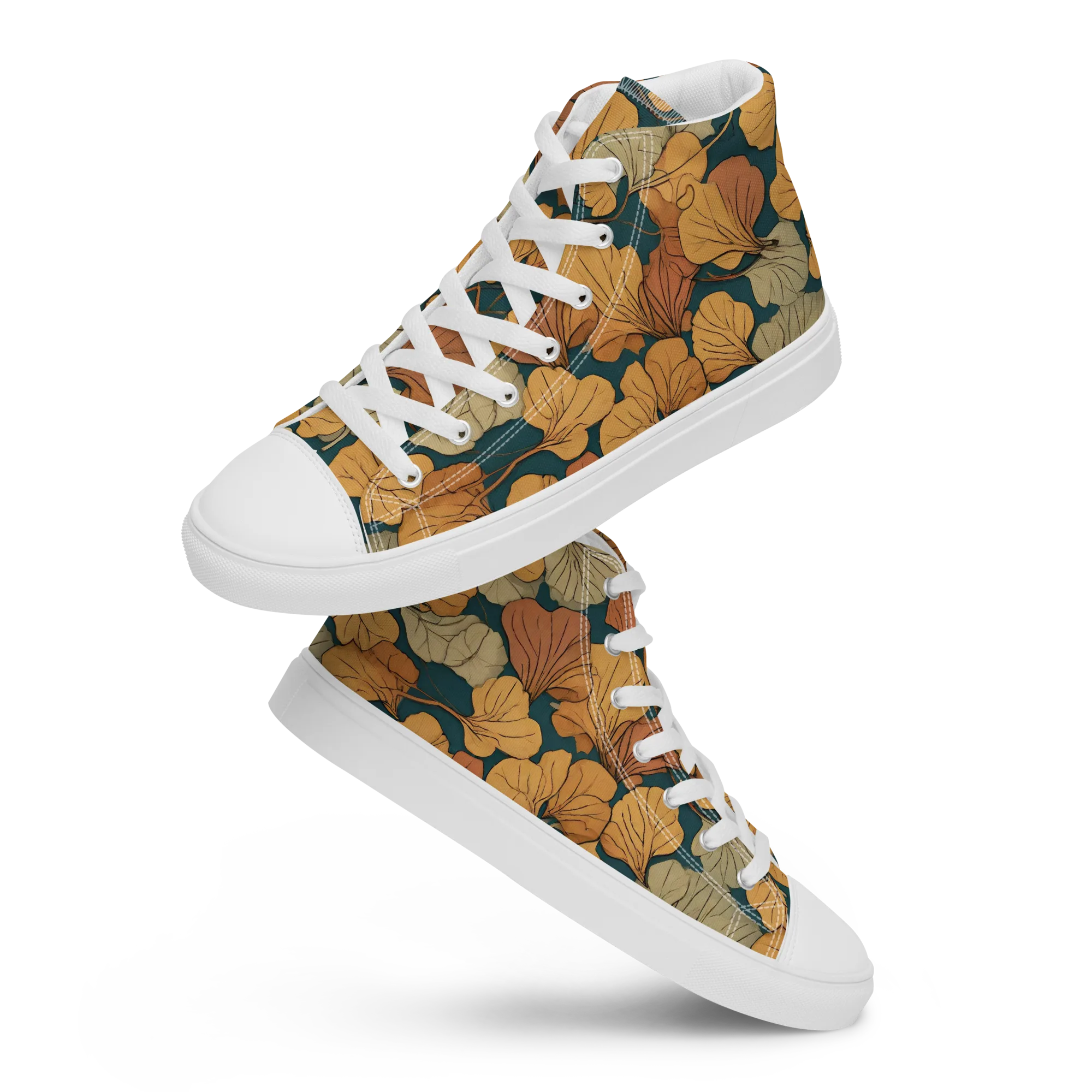 Gilded Canopy on Women's High Top Canvas Shoes — Front