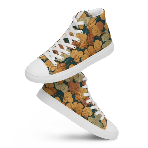 Gilded Canopy on a Women's High Top Canvas Shoes