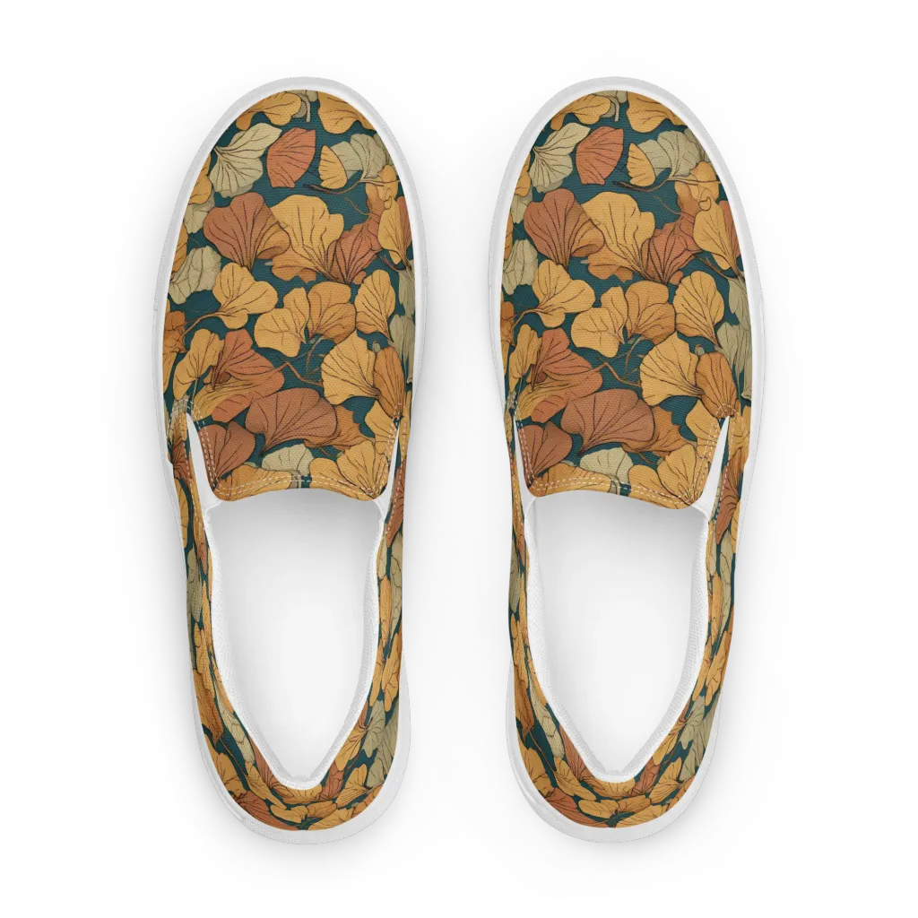 Gilded Canopy on Men's Slip-On Canvas Shoes — Front