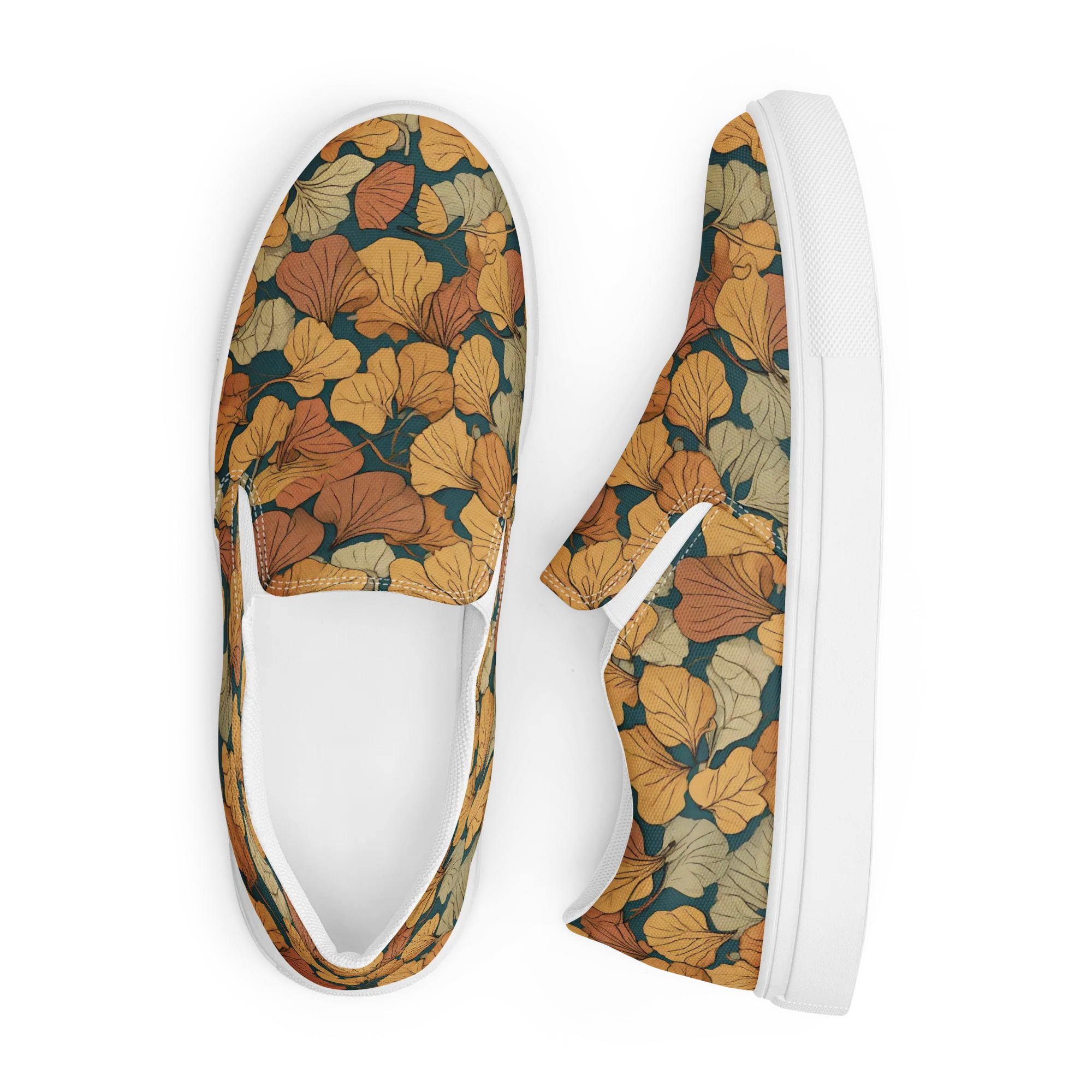 Gilded Canopy on Men's Slip-On Canvas Shoes — Front