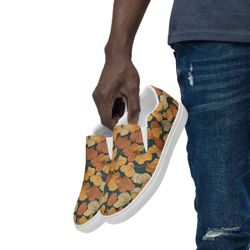 Gilded Canopy on Men's Slip-On Canvas Shoes — Left Front