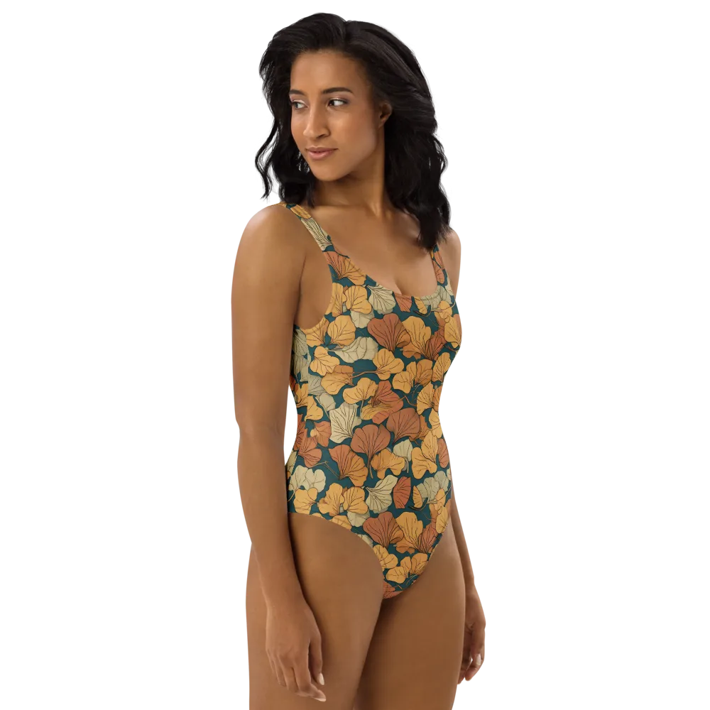 Gilded Canopy on One-Piece Swimsuit — Right