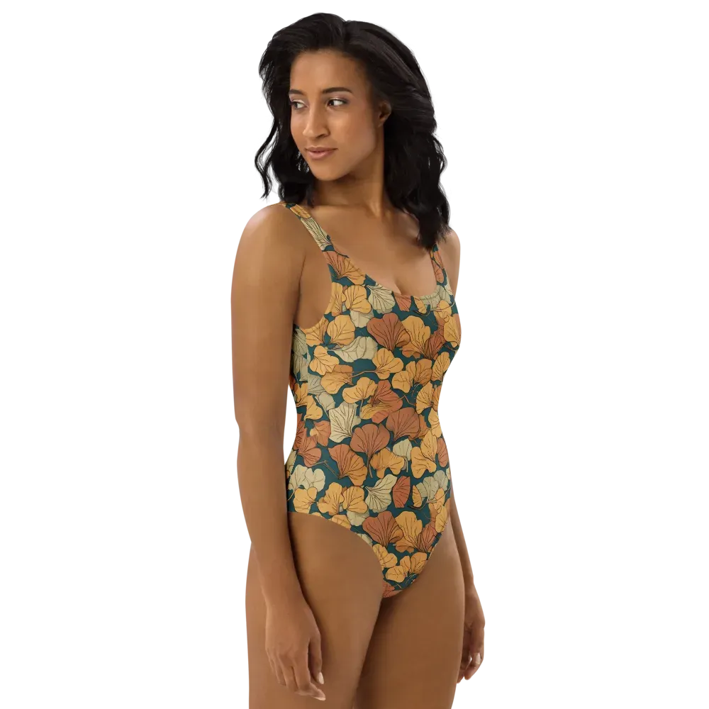 Gilded Canopy on One-Piece Swimsuit — Right