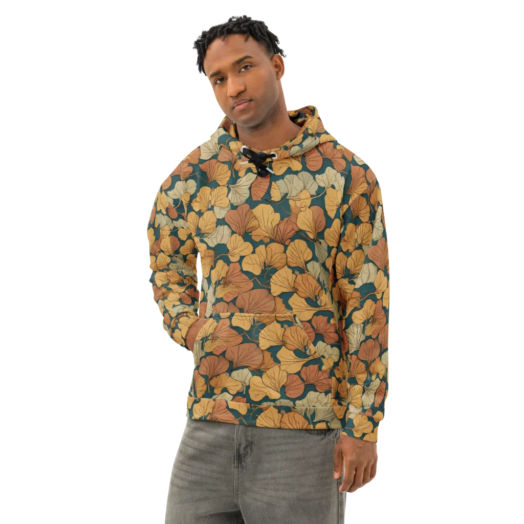 Gilded Canopy on Cotton Hoodie — Left Front