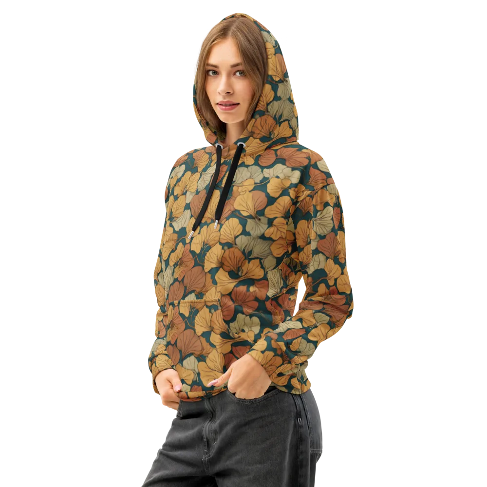 Gilded Canopy on Cotton Hoodie — Left Front
