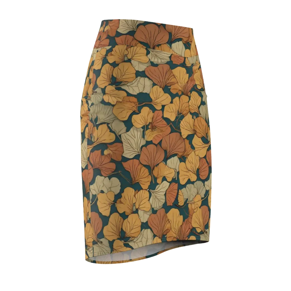 Gilded Canopy on Pencil Skirt — Front Side