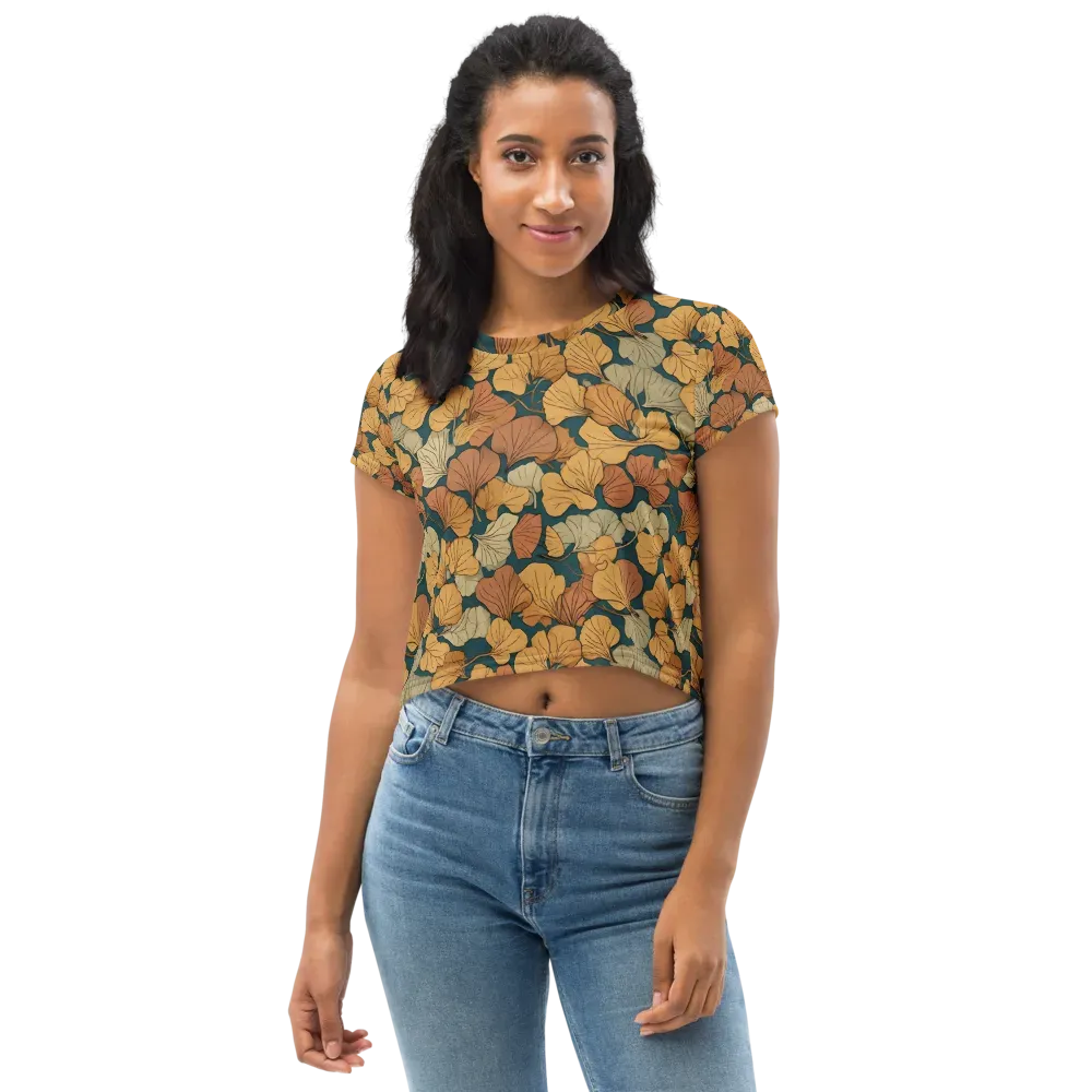 Gilded Canopy on Crop Tee — Front