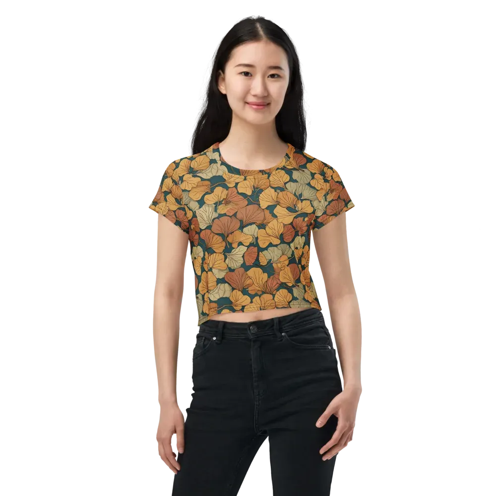 Gilded Canopy on Crop Tee — Front