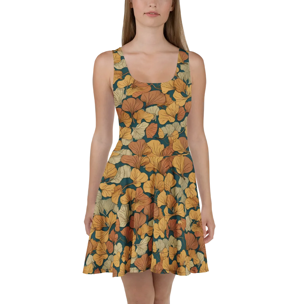 Gilded Canopy on Skater Dress — Front