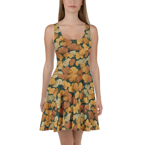 Gilded Canopy on a Skater Dress