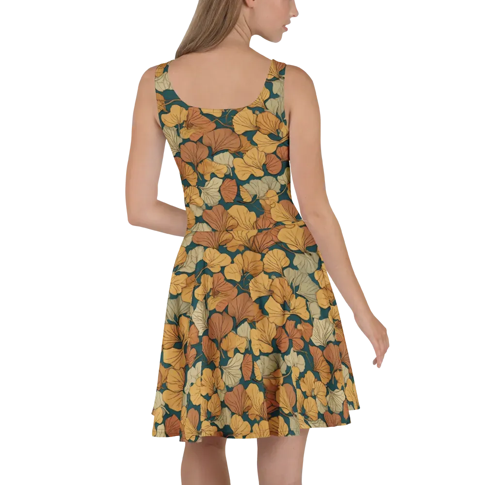 Gilded Canopy on Skater Dress — Back