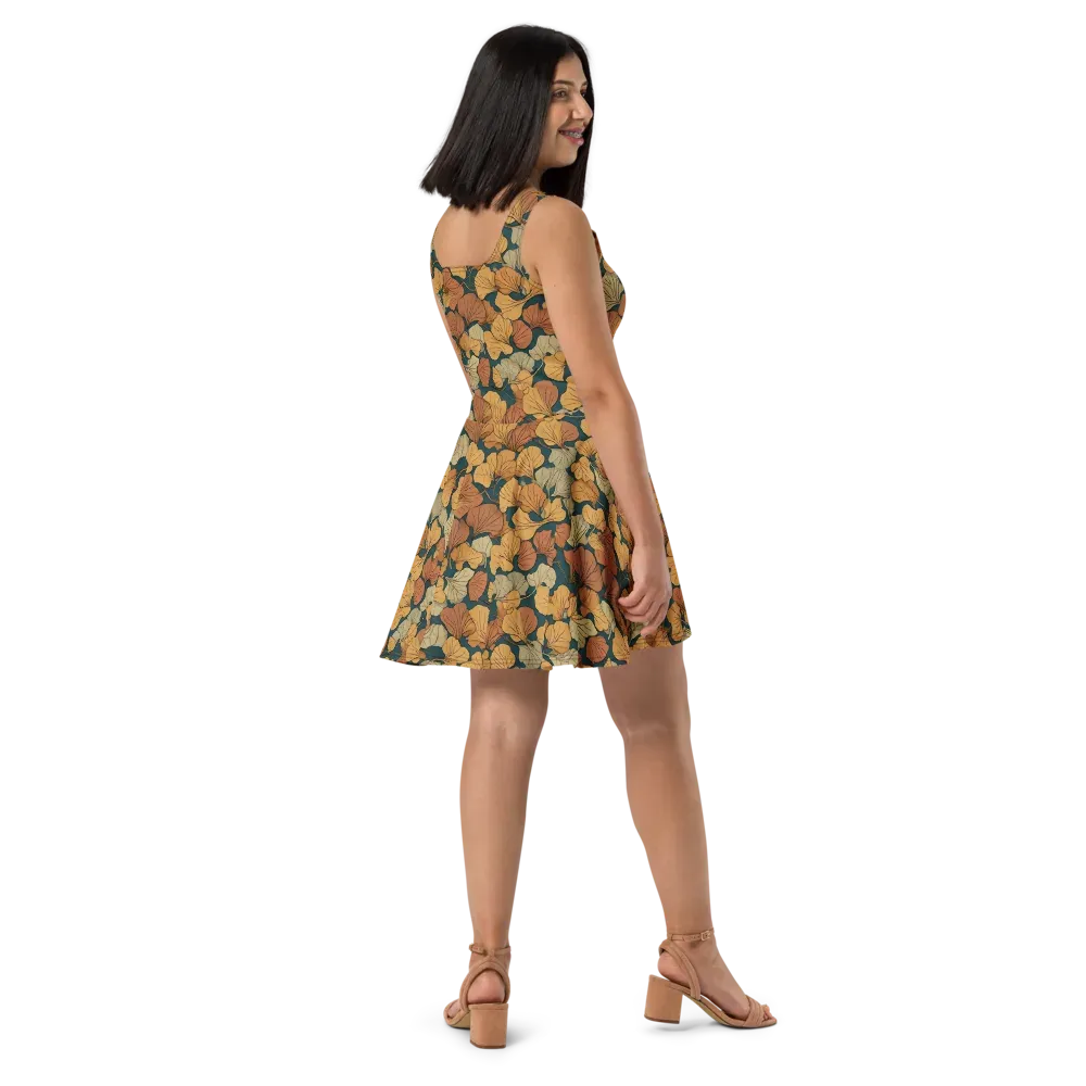 Gilded Canopy on Skater Dress — Right