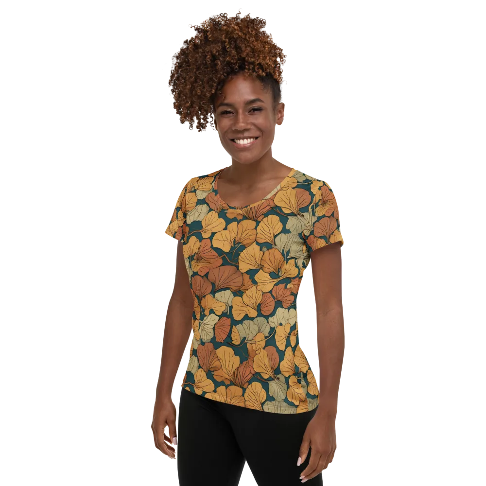 Gilded Canopy on Women's Athletic T-Shirt — Left